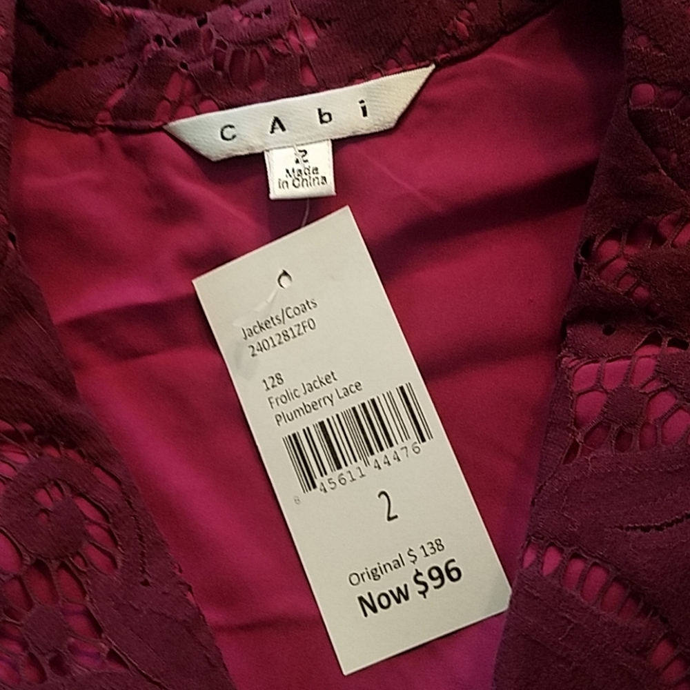 CAbi #128 women 2 Frolic color Fall Me jacket‎ - Picture 7 of 7